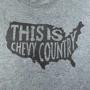 Chevrolet This is Chevy Country Heathered Blue T-Shirt XL